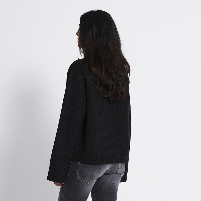 Zip knit cardigan "Zip Cardigan"